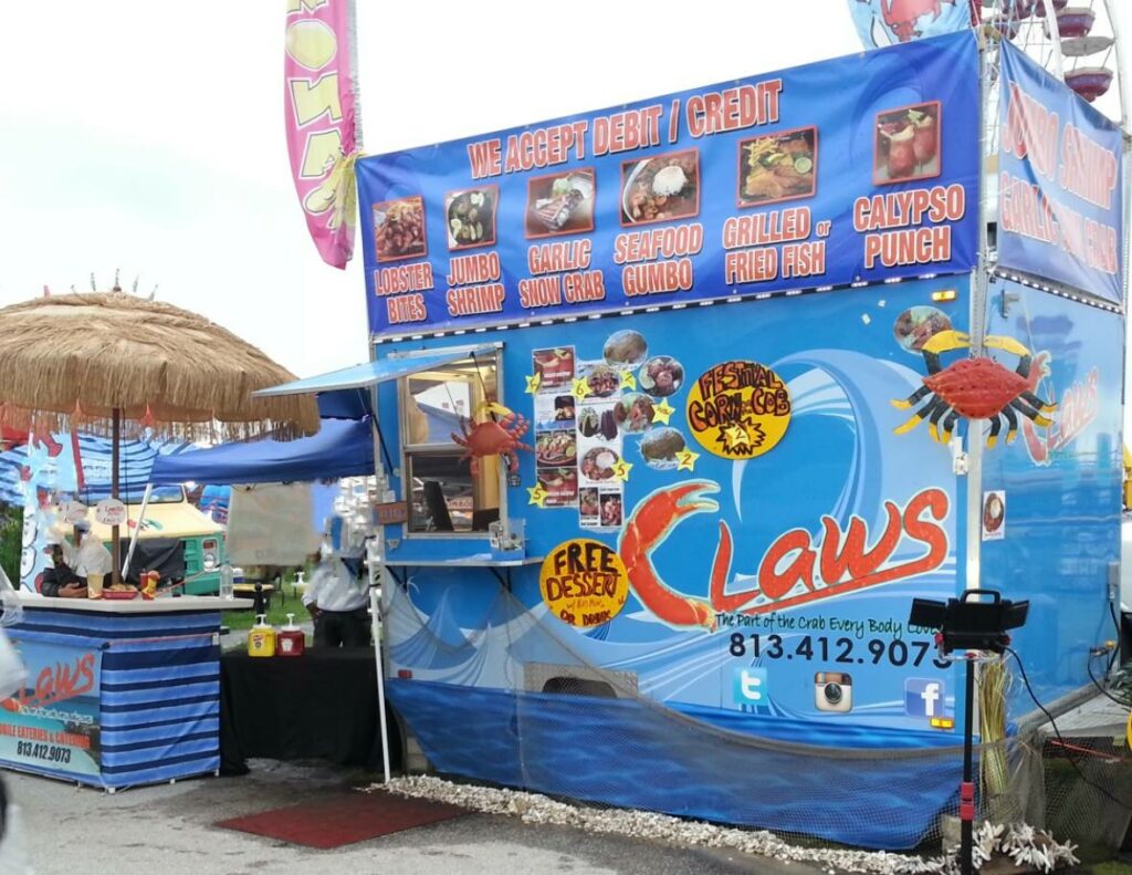 Claws Seafood & More Mobile Eateries Food Truck