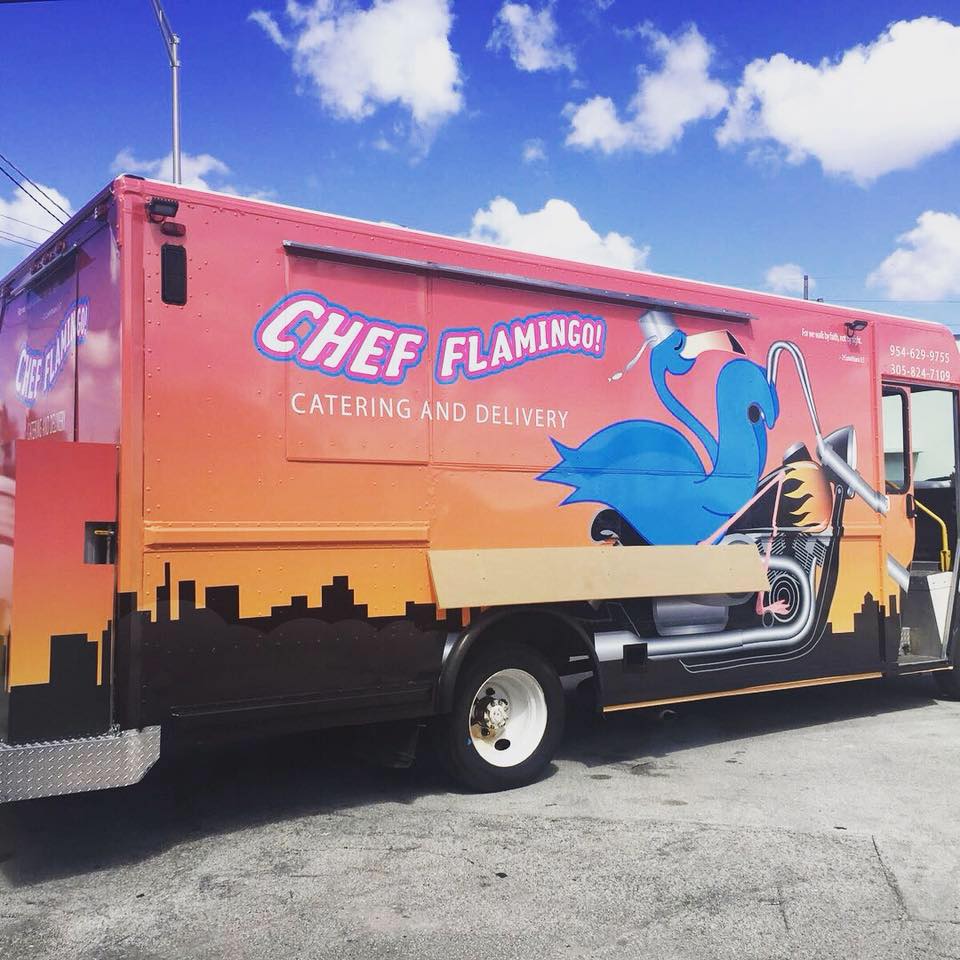 Chef Flamingo Food Truck