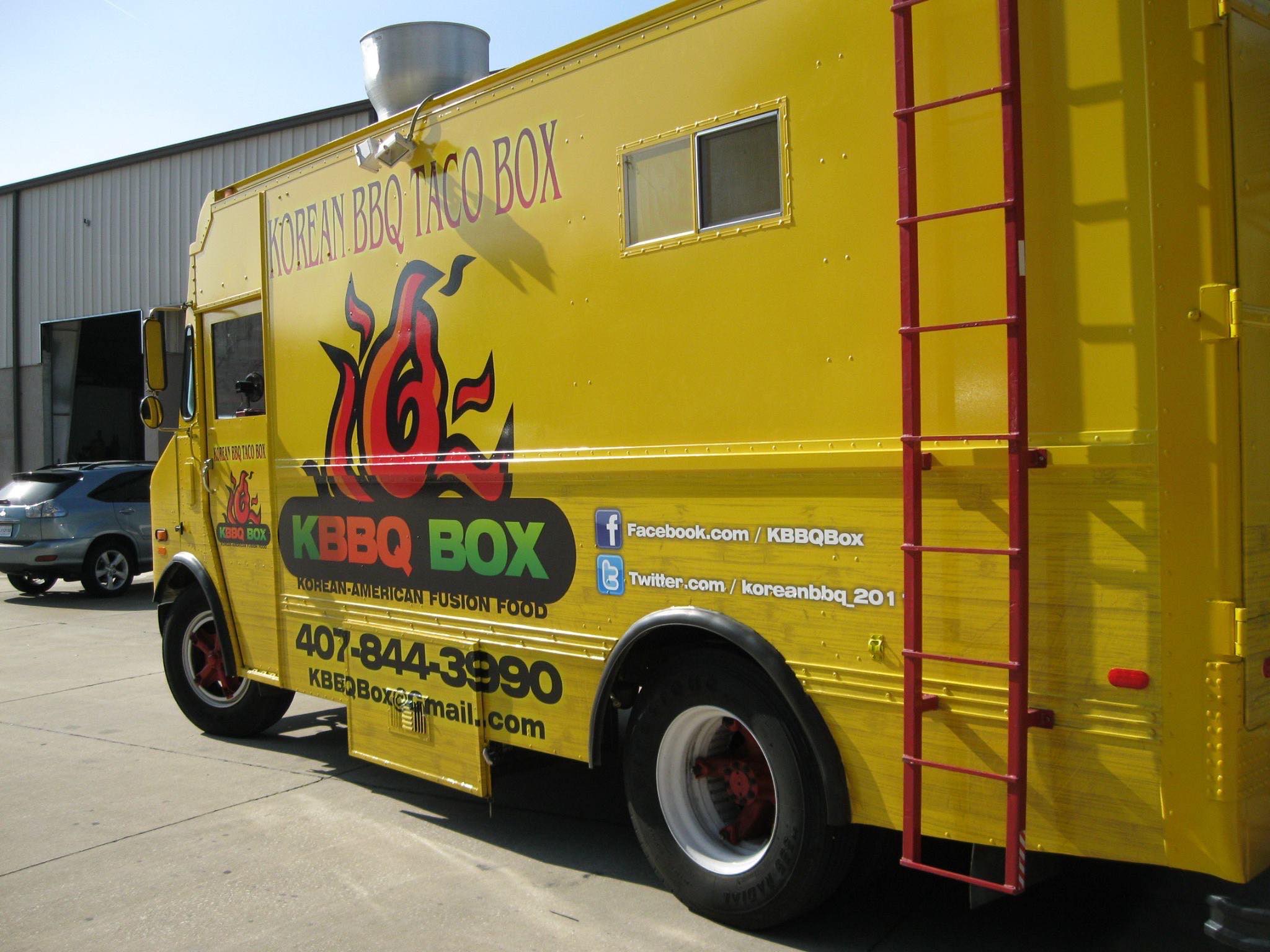 Korean BBQ Taco Box Food Truck