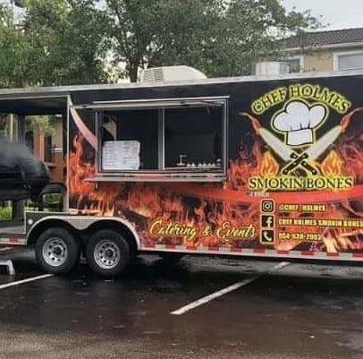 Chef Holmes Smokin Bones Food Truck