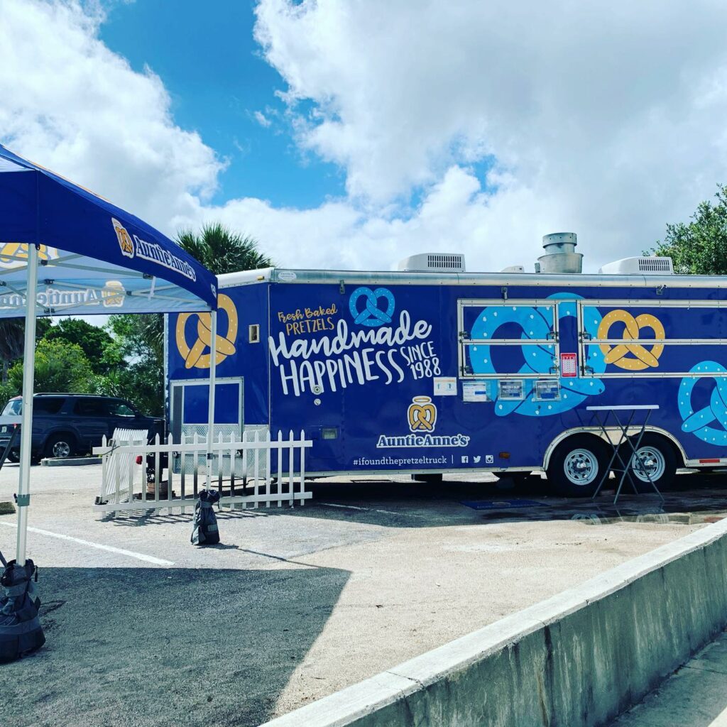 Auntie Anne's SWFL Food Concession Trailer Food Truck