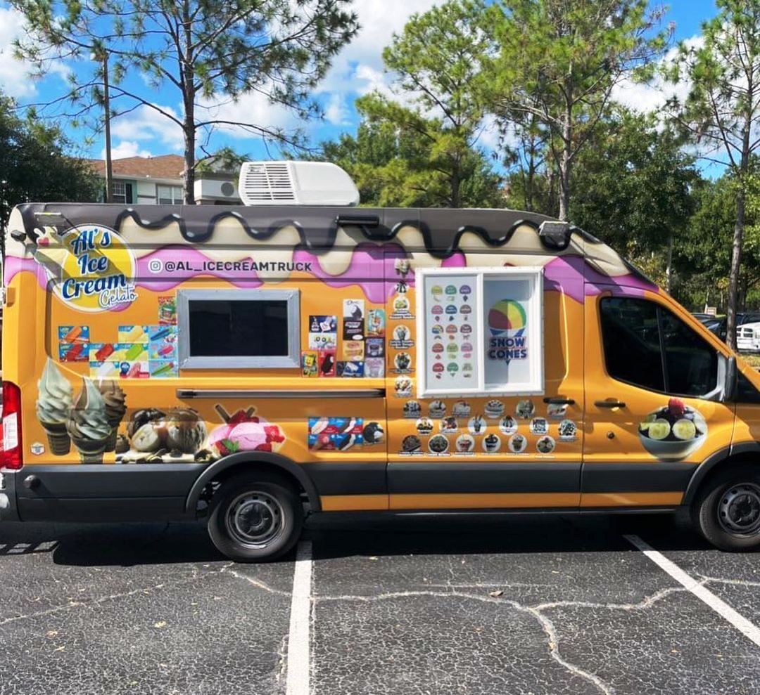 Al’s Ice Cream Gelato food truck FL